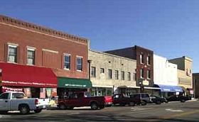 Historic downtown Hazel antique district